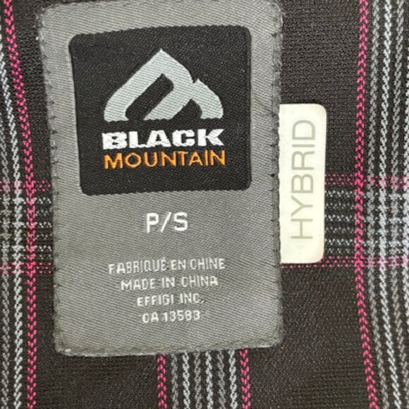 Winter Coat Woman's Small - Black Mountain Hydrid Drypeak  removable hood & faux - Picture 5 of 14